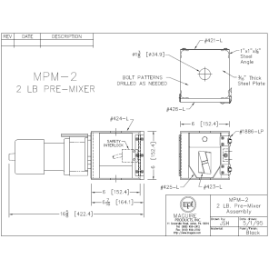 MPM-2 Pre-Mixer Drawing thumbnail