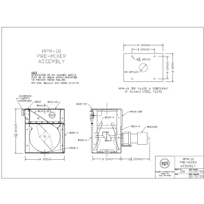 MPM-18 Pre Mixer Drawing thumbnail