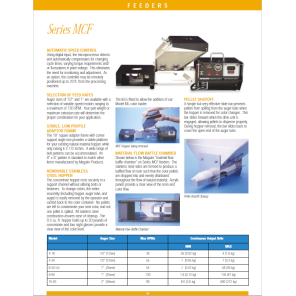 MCF Volumetric Feeder Brochure thumbnail